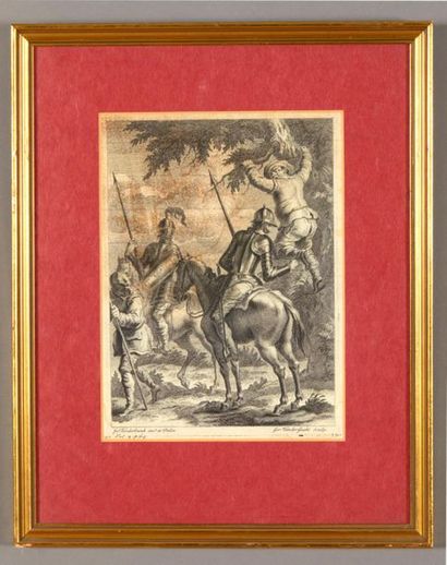 John VANDERBANK (1694-1739), d'après
Scènes...