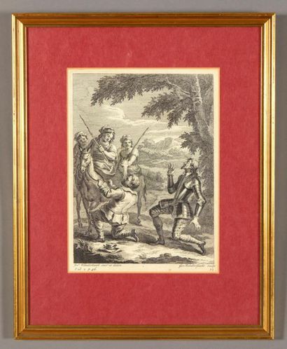 John VANDERBANK (1694-1739), d'après
Scènes...