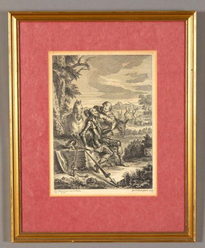 John VANDERBANK (1694-1739), d'après
Scènes...