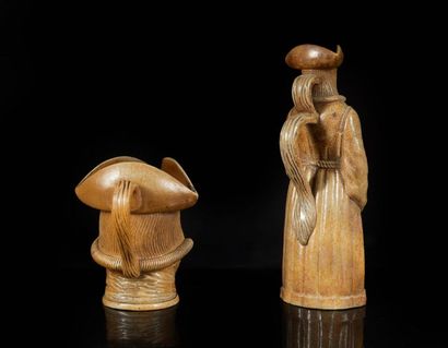 Beauvaisis
Deux pichets anthropomorphes en...