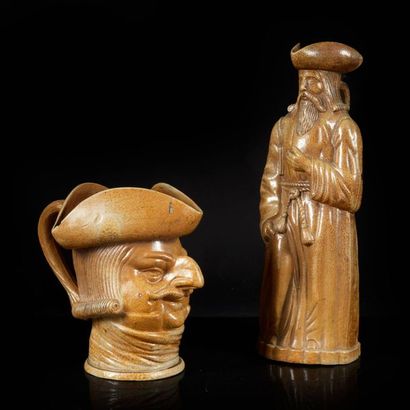 Beauvaisis
Deux pichets anthropomorphes en...