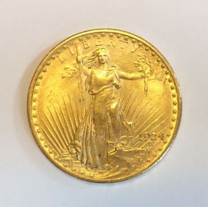 1 monnaie en or: 20 $ US
