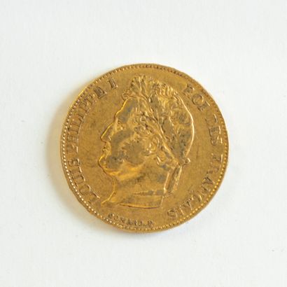 1 monnaie en or: 20 FF 1847 A Louis-Phil...
