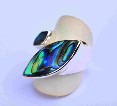 Bague en argent massif 