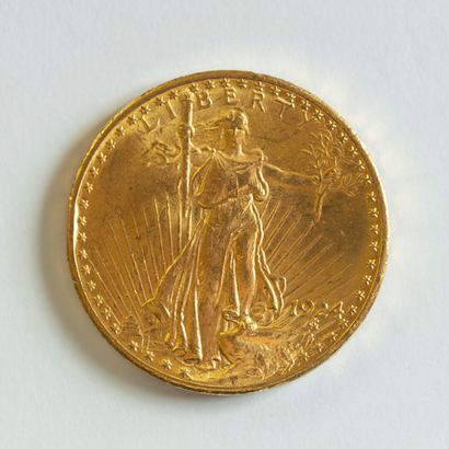 1 monnaie en or: 20 $ US 1924