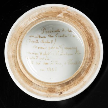 CHINE - COMPAGNIE DES INDES. Théière en porcelaine,...