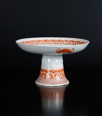 CHINE - Fin XIXe siècle

Coupe sur piédouche...