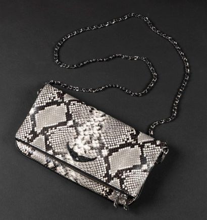 ZADIG ET VOLTAIRE. Sac en cuir façon python,...