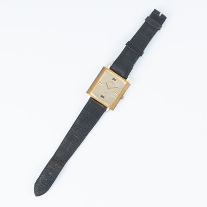 EVIANA. Bracelet-montre d'homme en or, mouvement...