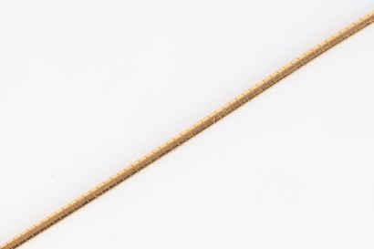 Collier câble en or. 51 cm. 6,71 g