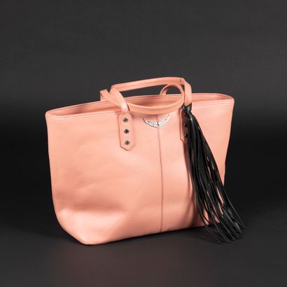 ZADIG ET VOLTAIRE. Sac cabas en cuir grainé...
