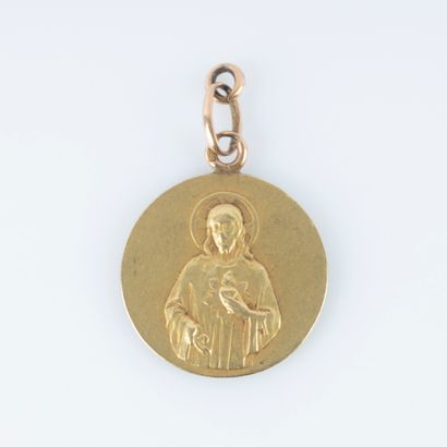 Pendentif de la Vierge du Carmel et du Christ...