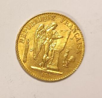 1 monnaie en or : 20 F 1896 A