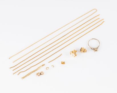 Petit lot de débris d'or. 16,02 g
