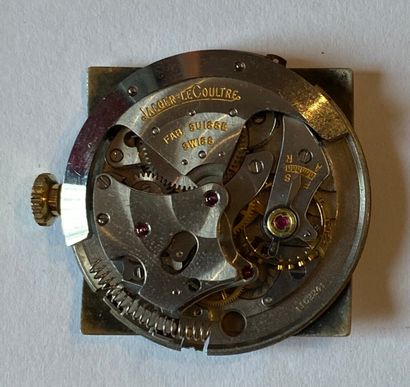 JAEGER-LECOULTRE. Montre d'homme carrée à...