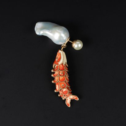 DIOR. Une boucle d'oreille, modèle 