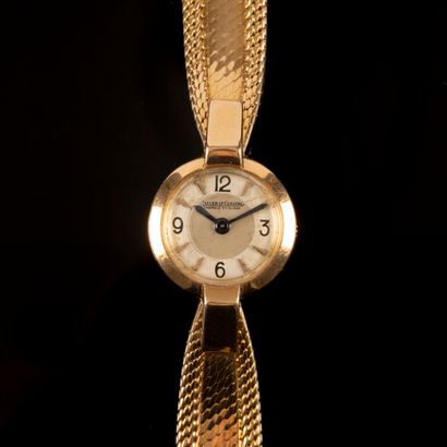 JAEGER LECOULTRE. Bracelet-montre de dame...