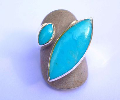 Bague en argent massif 