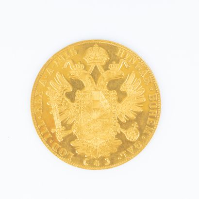 1 monnaie en or : 4 ducat - 1915 - Autriche,...