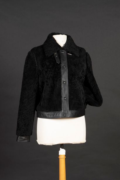 ZAPA. Veste pour femme en cuir d'agneau et...