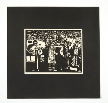 Wassily KANDINSKY (1866-1944) 

Xylographies,...