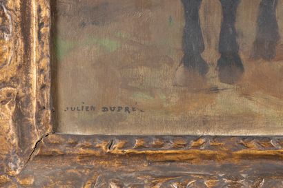 Julien DUPRÉ (1851-1910)

Cheval de trait

Huile...