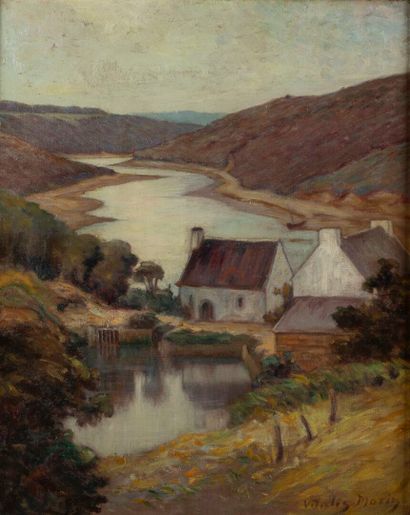 Vitalis MORIN (1867-1936)

Maisons au bord...