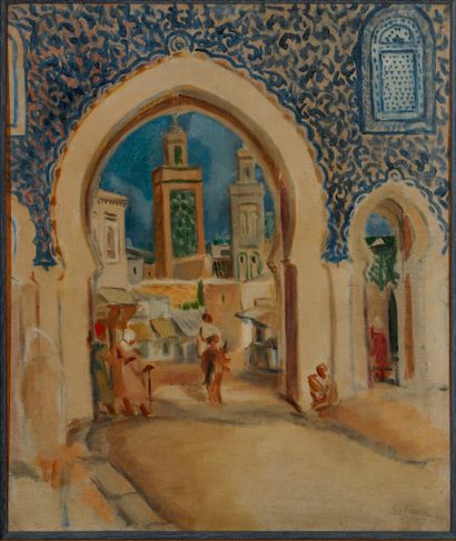 Louis FAVRE (1892-1956)

Porte d'une ville...