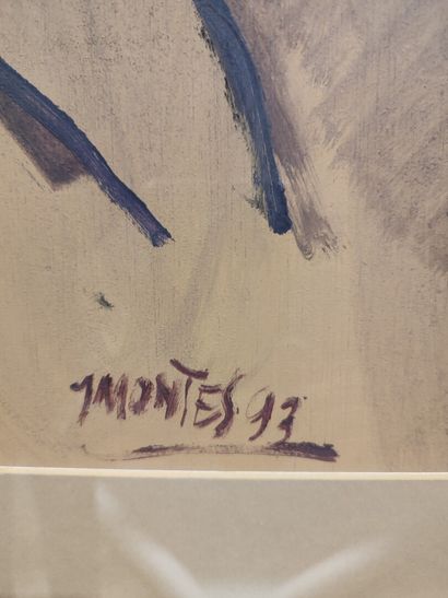 Jesus MONTES IRIBAREN (1940)

Trois hommes

Huile...