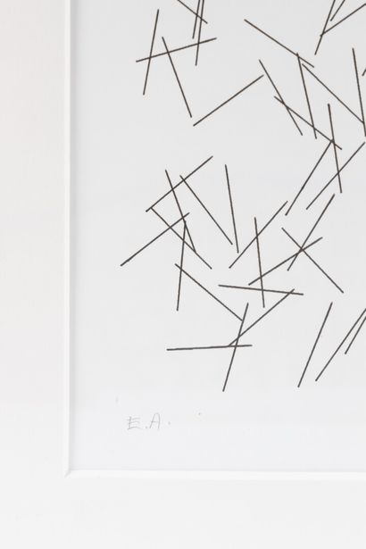 Vera MOLNAR (née en 1924)
Inclinaisons, 1968
Sérigraphie,...