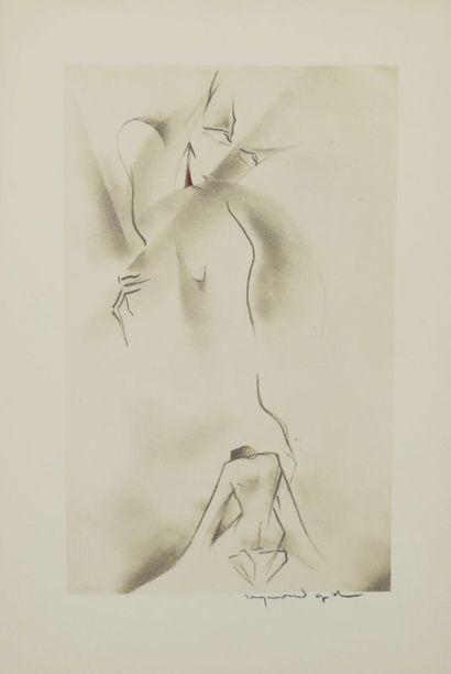 GIL (Raymond). Suite of ten small lithographs,...