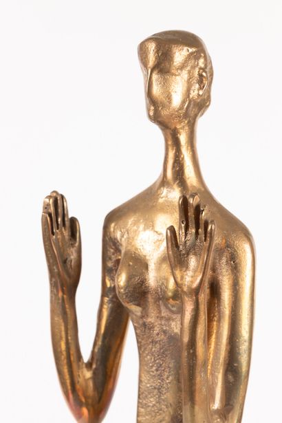 Louis DERBRE (1925-2011)
Presence, 2010
Bronze...