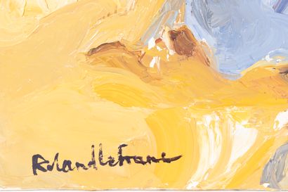 Roland LEFRANC (1931-2000)
Harvest in Meuvaines...