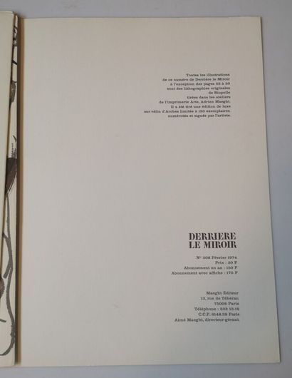 Set of 14 magazines DERRIERE LE MIROIR :
...