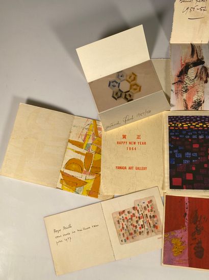 Set of greetings and cards of which: Roger...