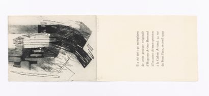 Huguette ARTHUR-BERTRAND (1022 - 2005)
Untitled,...