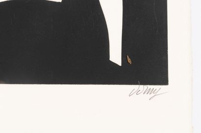 Bertrand DORNY (1931-2015)
La porte rouge
Aquatinte...