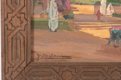 Jean BALDOUI (1890-1955)
Le jardin des Oudayas...