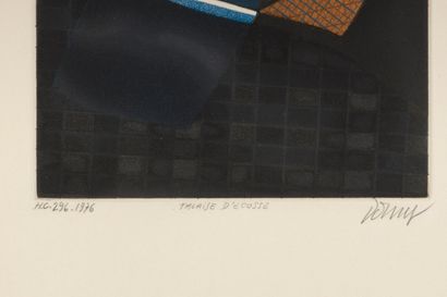 Bertrand DORNY (1931-2015)
Falaise d'Ecosse,...