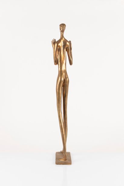 Louis DERBRE (1925-2011)
Presence, 2010
Bronze...