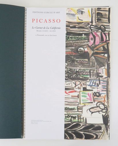 PICASSO (Pablo). The Notebook of California....