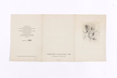 Otto WOLS (1913-1951)
Composition
Engraving,...