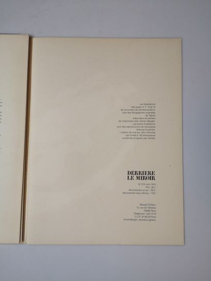 Set of 14 magazines DERRIERE LE MIROIR :
...