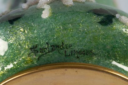 Jules SARLANDIE (1853-1910)
Vase enamelled...