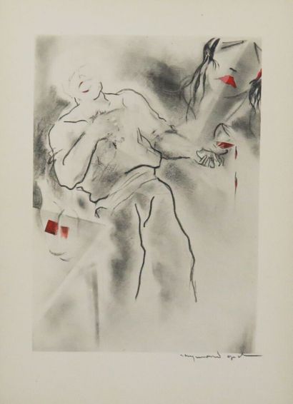 GIL (Raymond). Suite of ten small lithographs,...