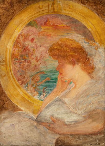 Adolphe-Léon WILLETTE (1857-1926)
Allegory...