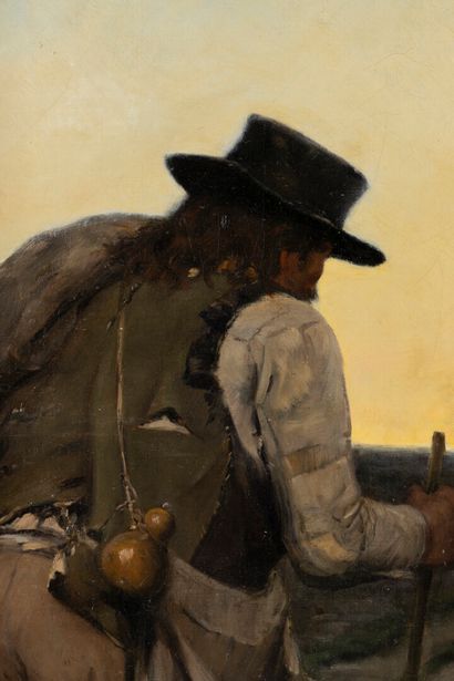 Hippolyte Camille DELPY (1842-1910)
Peddler
Oil...