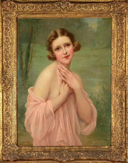 François MARTIN-KAVEL (1861-1931) 
Young...