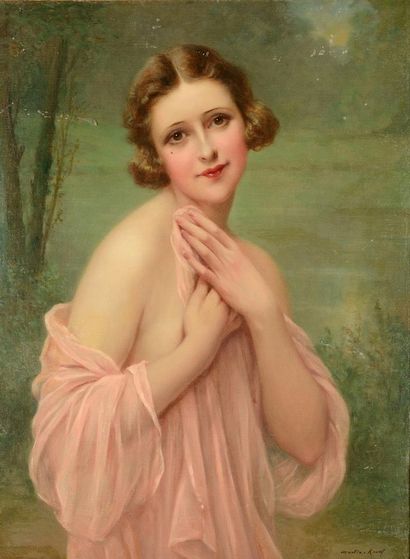 François MARTIN-KAVEL (1861-1931) 
Young...