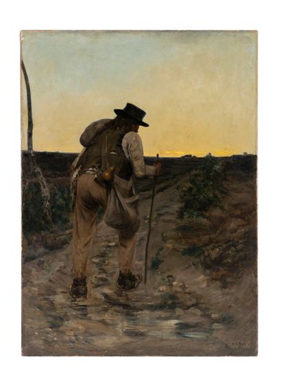Hippolyte Camille DELPY (1842-1910)
Peddler
Oil...